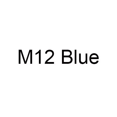 M4/m6/m8/m10/m12 motorcykel galvaniseret blå guldmøtrikmøtrik 304 skruer i rustfrit stål bolthovedbolte møtrikker drejelås: M12 blå møtrik