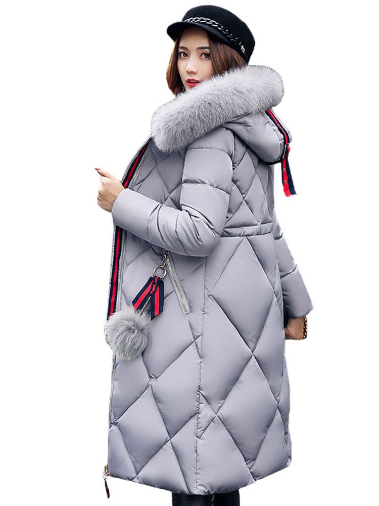 Vinter dames varme kåper dun -5xl) fuskepels hettegensere jakke og kåpe for kvinner parka plus size (m #39
