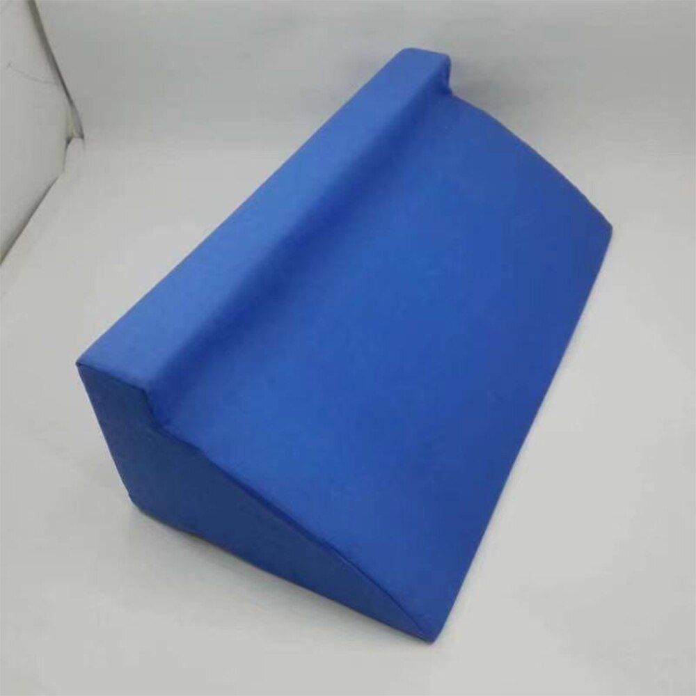 Wedge Memory Sponge Pillow Wedge Pillow Leg Elevation Back Lumbar Support Cushions Elderly And Sick Triangle Bedding: A-50x25x15