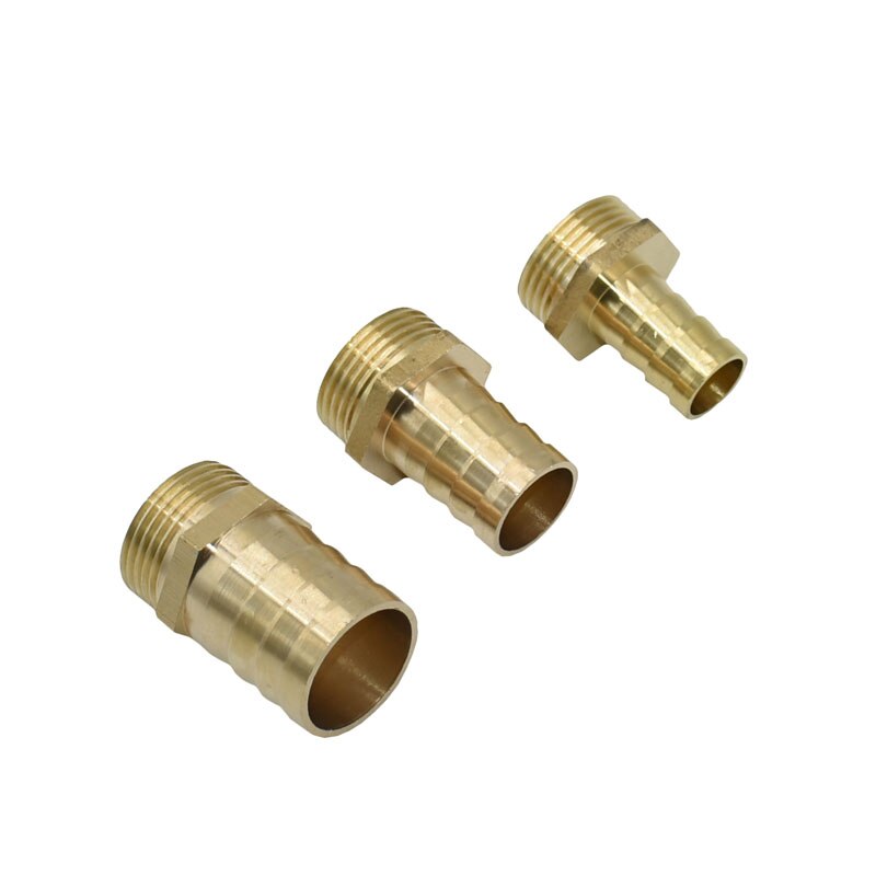 16mm 19mm 25mm 32mm to 1" Male water hose barb Connector brass DN15 DN20 DN25 tube joint Garden hose connector 1pc