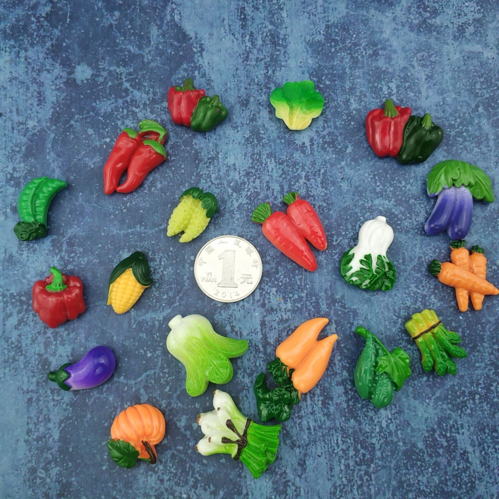 20 pcs/sets of resin vegetable fridge magnet home refrigerator magnets stickers strong neodymium office photo magnetic Message