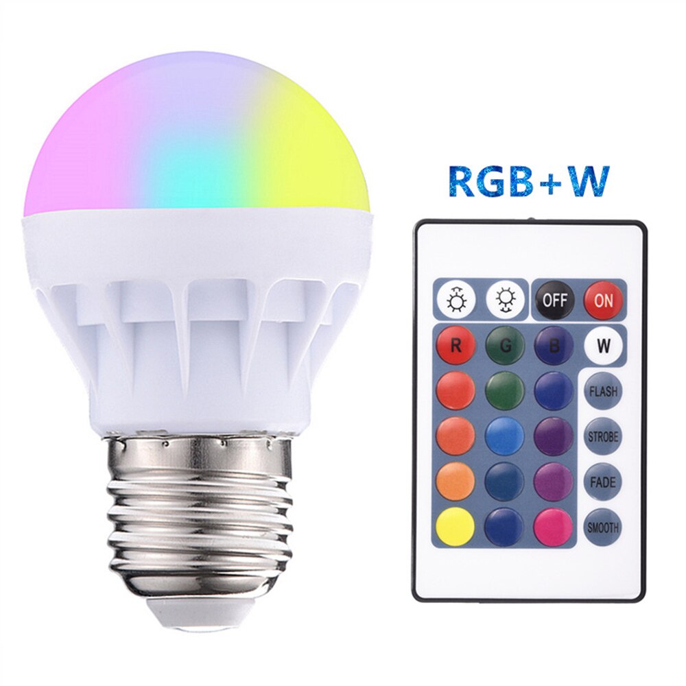 Smart WiFi Light Bulb Led 20 Color Lamp 3W 85-265V RGB Wake-Up Warm Lights Remote Control Home Chrismas Lights