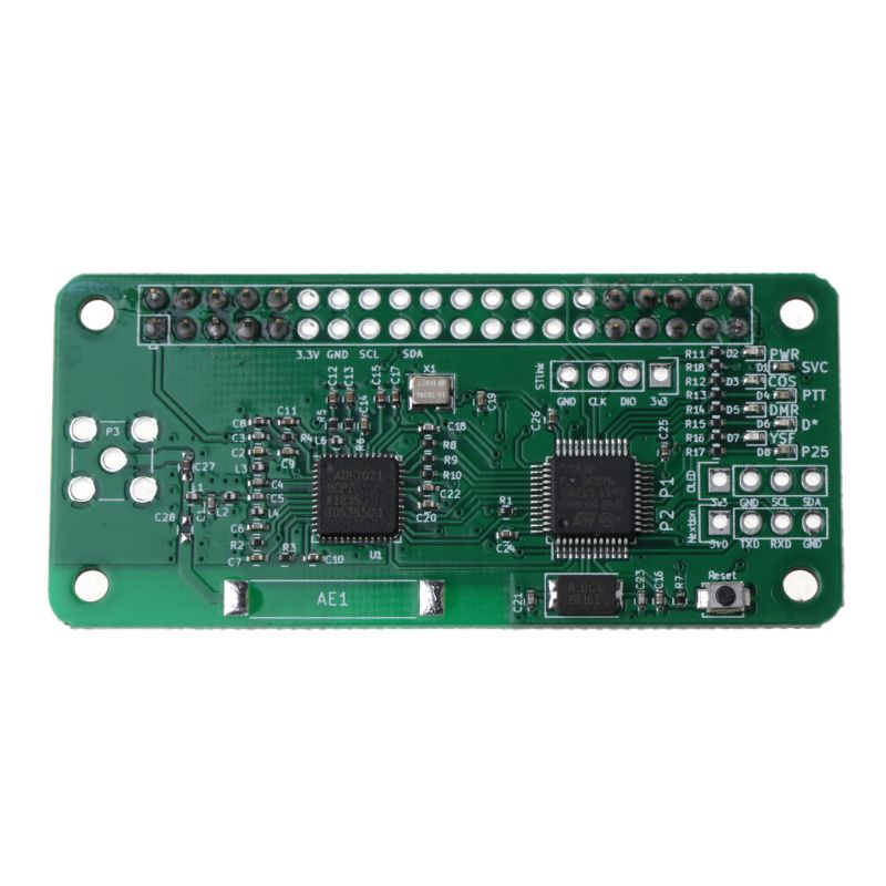 1einstellen UHF VHF UV MMDVM Hotspot Bord 32bisschen Arm Prozessor für Himbeere Pi Null 3B