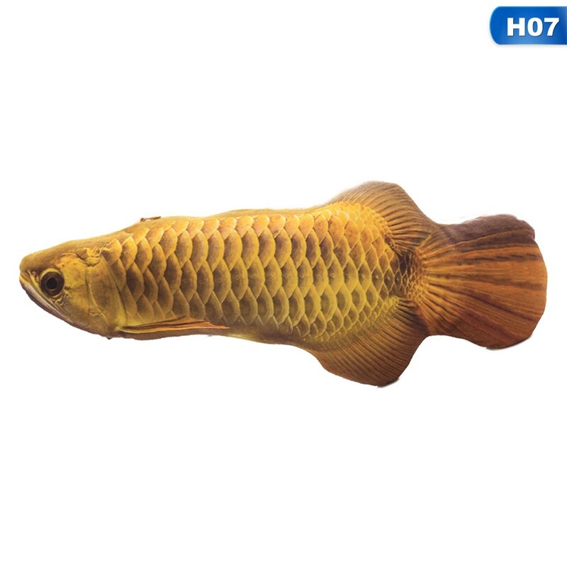 30cm opgradering! elektrisk fisk kæledyr kat legetøj usb opladning simulation fiske legetøj katteurt kicker legetøj til hund kat tygger leger bider: H07