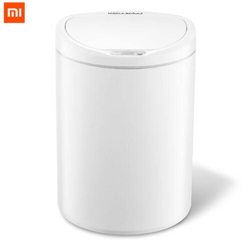 NINESTARS Xiao mi mi jia smart prullenbak Motion Sensor Auto Afdichting Led Inductie COVER Trash 10L Mi THUIS ashcan bins