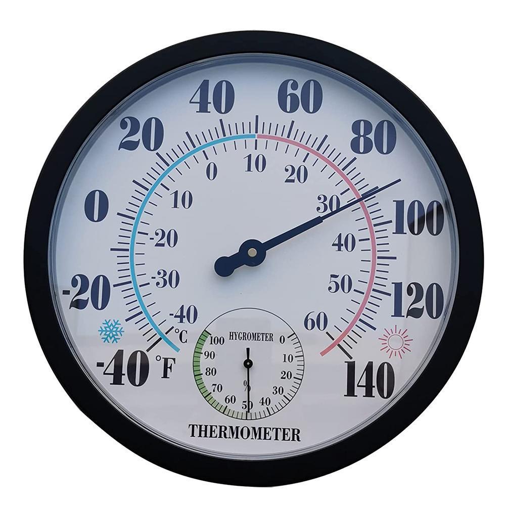 Mechanische Thermometer Meter Outdoor Tuin Vochtigheid Hygrometer Gauge Analoge T1S8