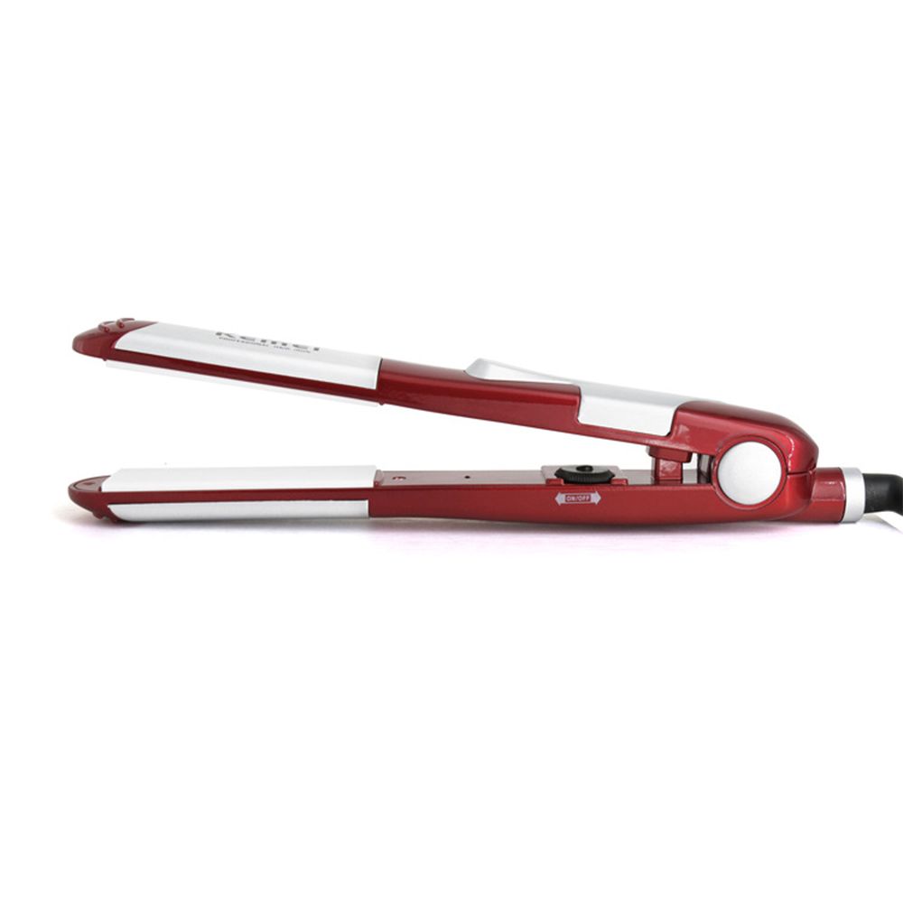 kemei electric hair straightener curler KM-1289 Hair Styler Electric straight iron hair iron Ceramic anion hair care