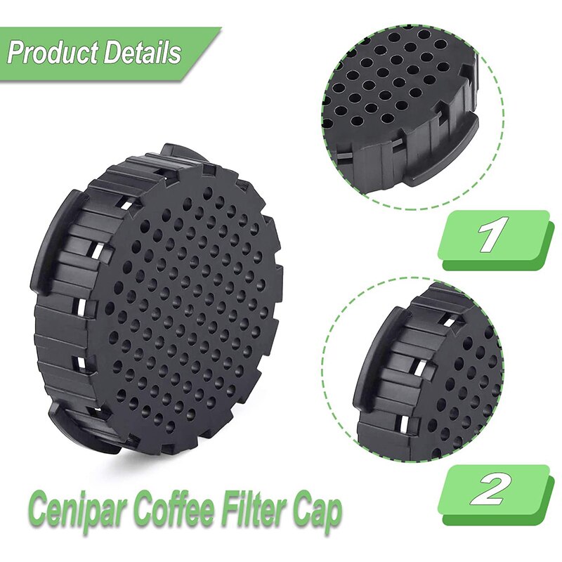 Til aeropress kaffefilterhætte & stempel gummipakning udskiftning af cenipar til aeropress kaffe og espressomaskine