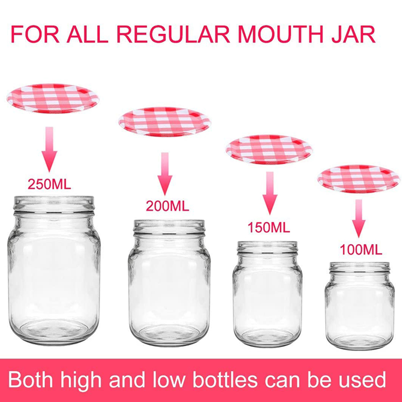 Mason Jar Deksels Verdikte & Lekvrije Mason Jar Deksels Regelmatige