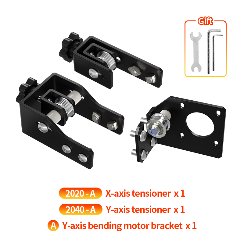 3D Printer Parts Y/X Axis Motor Mount Bracket Right/ Left X/Z-Axis Front/Back Motor Mount Plate X/Y Tensioner For CR-10 Ender-3: SKU16