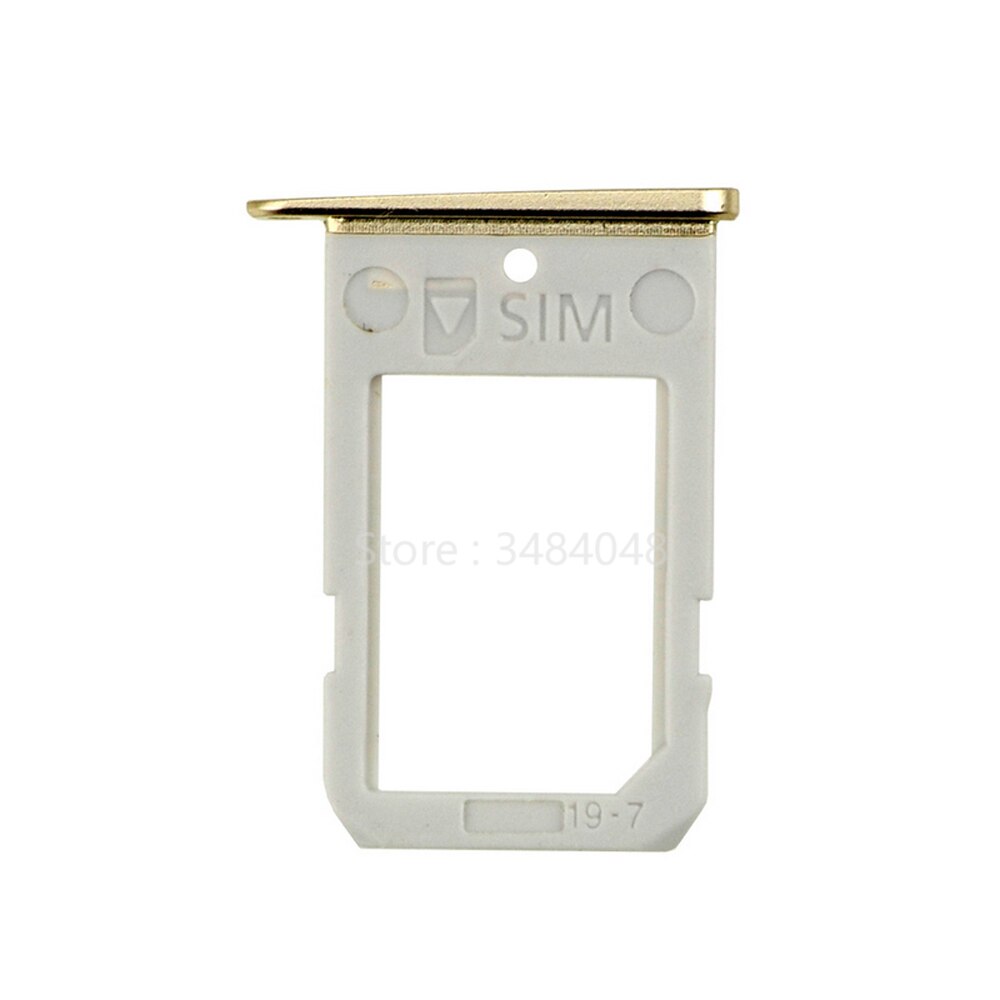 For Samsung Galaxy S6 Edge G925 SIM Card Tray Holder Slot: Gold