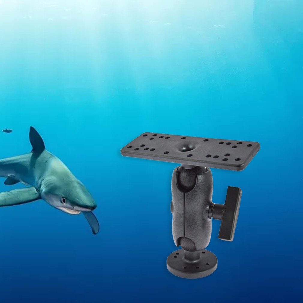 360 Graden Draaibare Universele Marine Kajak Elektronische Fishfinder Mount Fishfinder Gps Plaat Roterende Boot Gpsmap Supporter