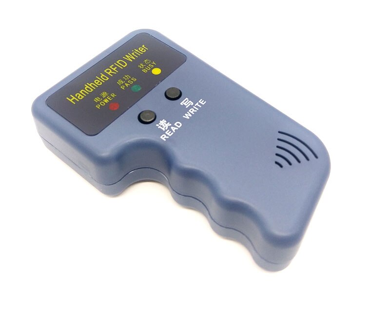 Lector de programador portátil, duplicador RFID de 125KHz, copiadora, escritor, EM4305 T5577, 10 teclas, 10 tarjetas, ID regrabable, tarjetas de etiquetas Keyfobs