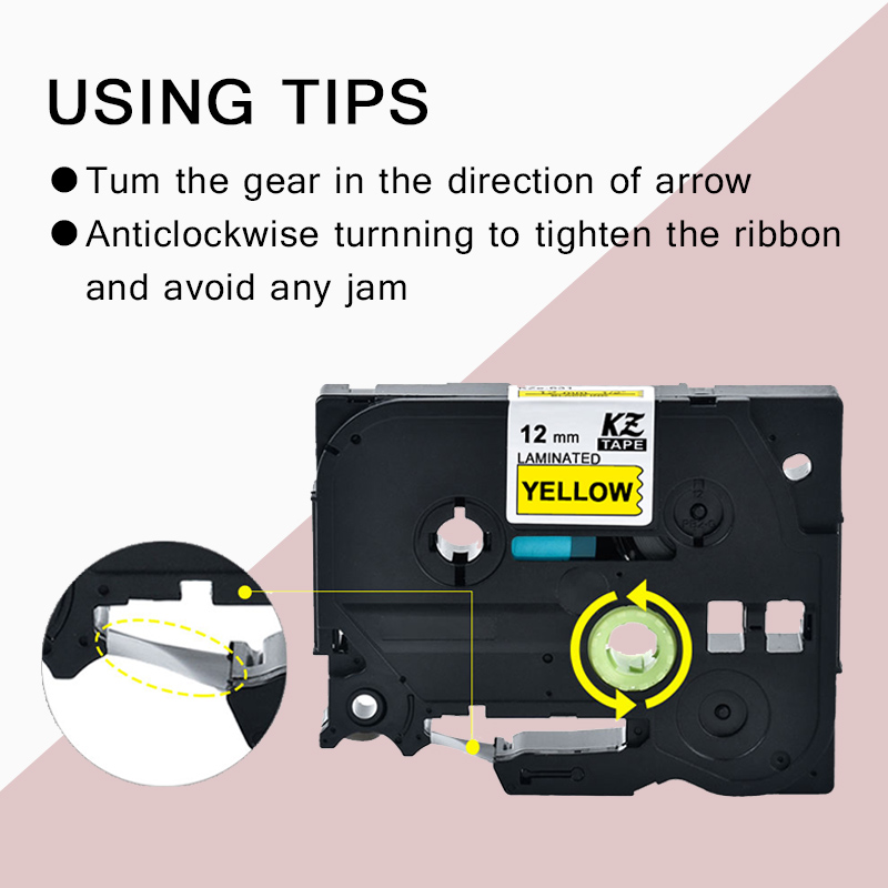 Beautiful patterns compatible laminated tze 131 tze 231 tze 631 12mm tze tape tze -231 tz-231 for brother p-touch printer label tape