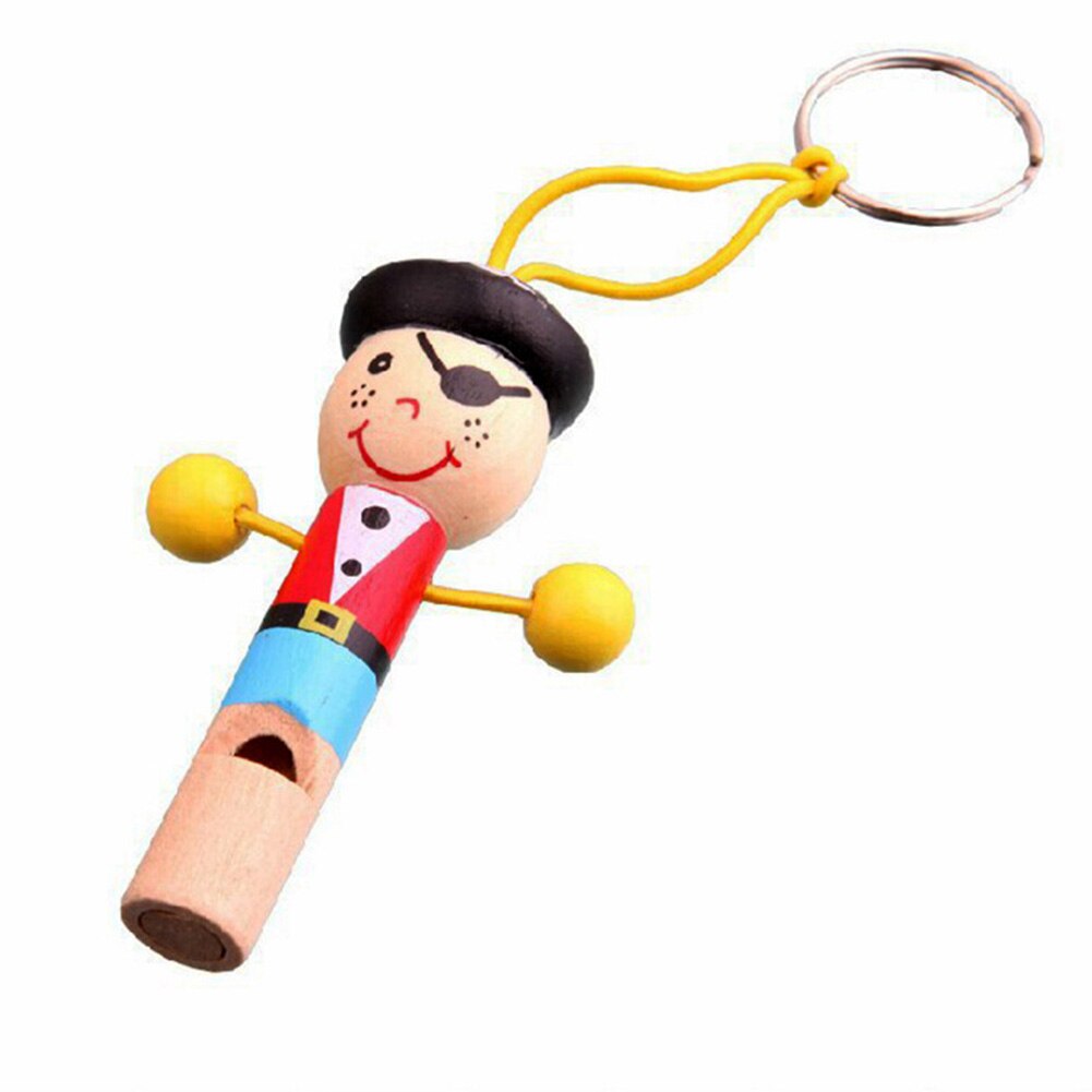 Party Gunsten Educatief Little Piraat Fluitje Houten Speelgoed Kinderen Muziek Instrument Baby Speelgoed