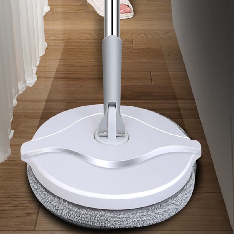 Balai de nettoyage triangulaire rotatif à 360 ° : serpillère réglable