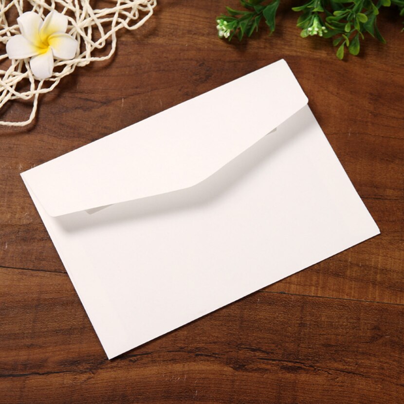 10/20Pcs Klassieke Papieren Enveloppen Wit Zwart Kraft Blanco Papier Venster Enveloppen Huwelijksuitnodiging Envelop Cadeau Envelop