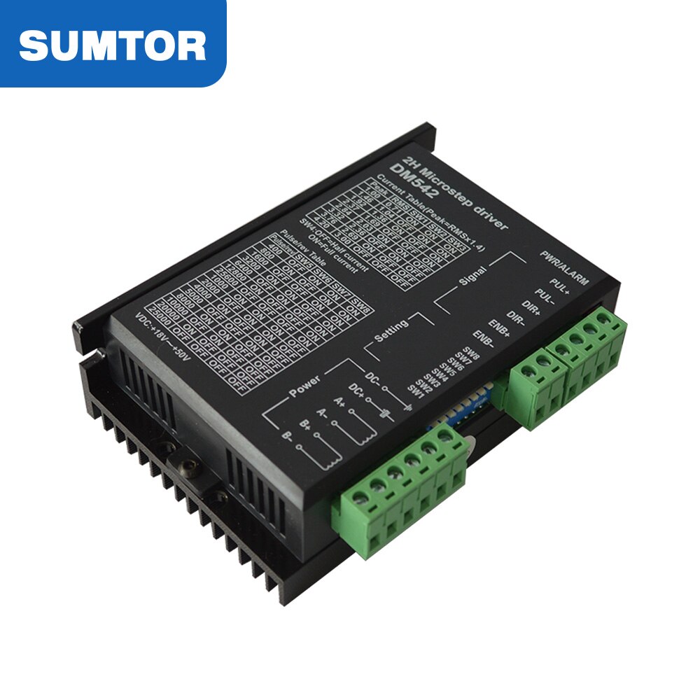 24-50vdc 4.2a cnc nema 23 schrittmotor fahrer Bausatz dm542 oder doppel puls