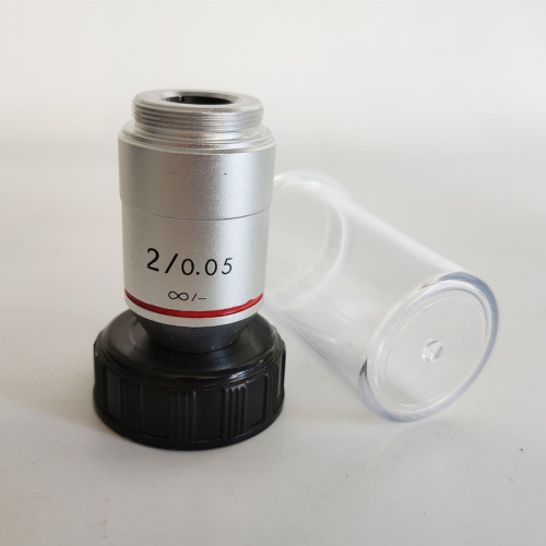 Objective Lens Microscope Low Magnification Objective Lens 1x 2x Infinity Objective Lens Microscope Accessories: 2 times infinity