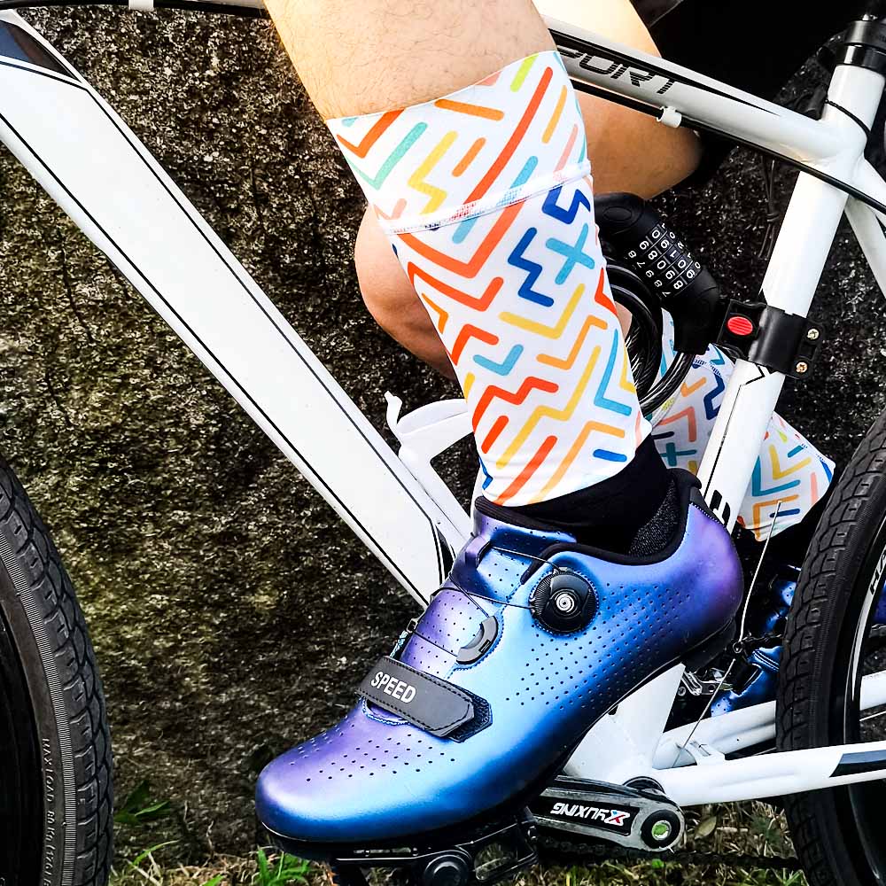 Calcetines antideslizantes de compresión para hombre, medias Aero de equipo para bicicleta de carretera, deportes al aire libre, sin costuras,