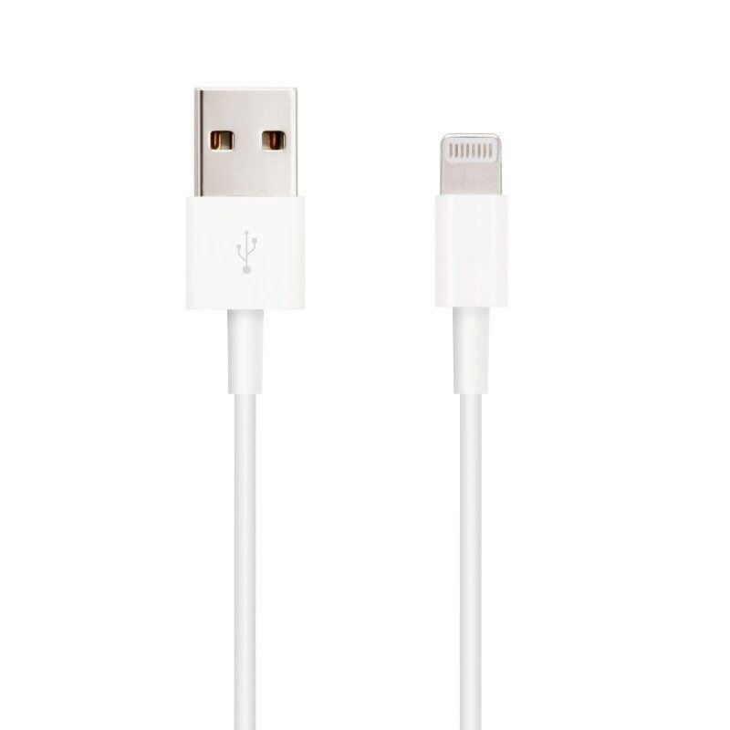 Cable lightning a usb 2.0 nanocable 10.10.0401 - conectores lightning macho/ micro usb tipo a macho - 1m - blanco