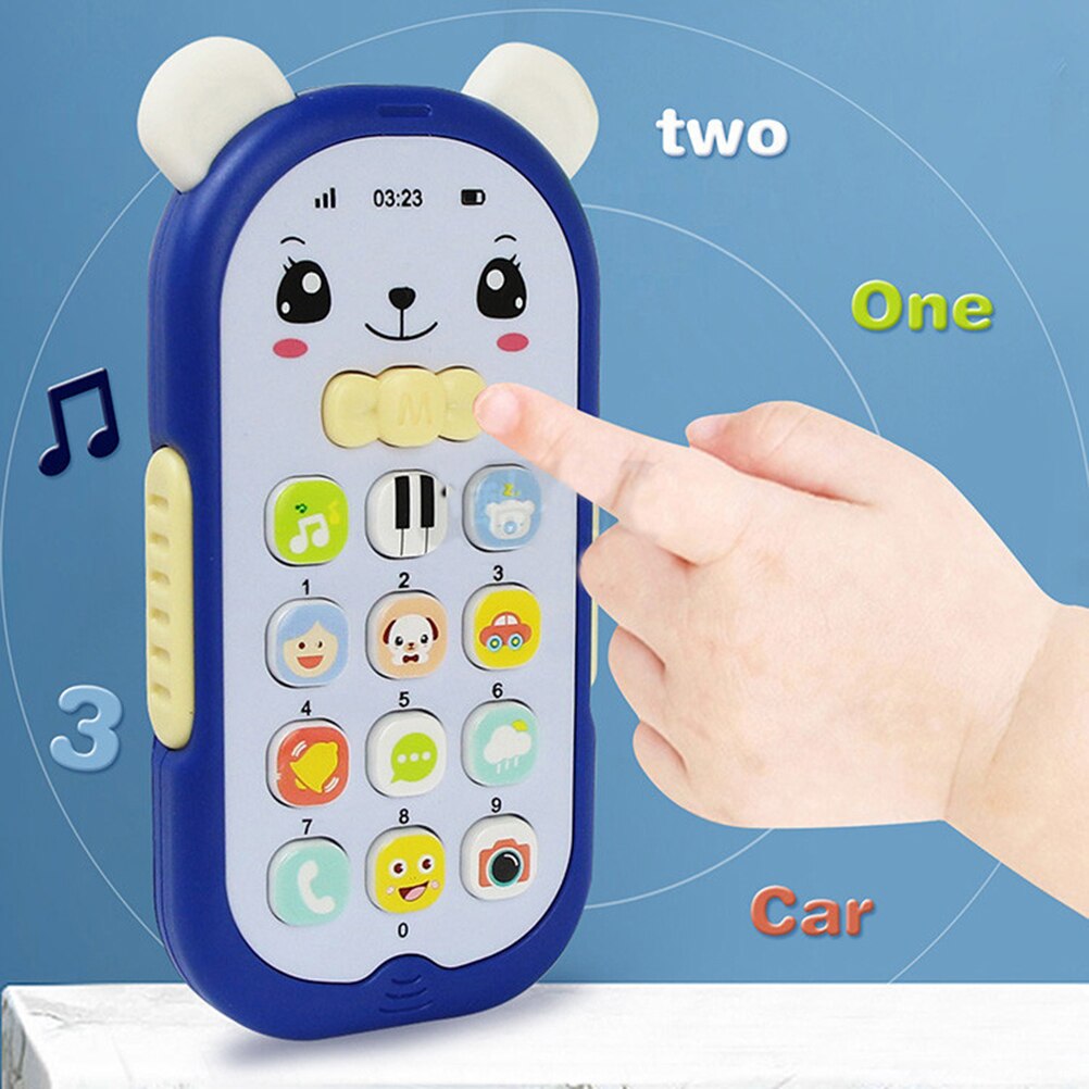 Baby Cell Phone Toy with Lights and Music Musical Phone Toy Early Learning Educational Mobile Phone Toys for kid