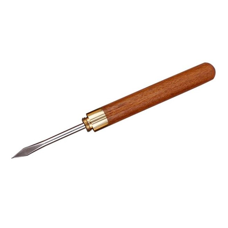 Sandalwood Tea Knife Needle Pick With Wood Handle Puer Tea Tools Cone Needle Breaking Prying Tea Brick Tool: style 1
