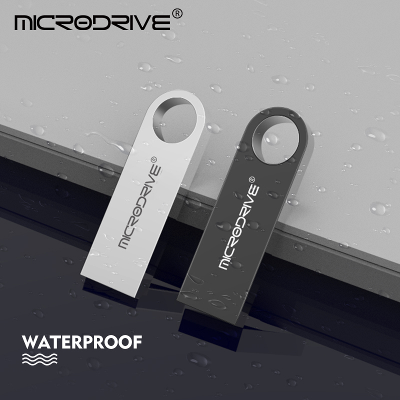 szybki pendrive 8GB 32GB pendrive 128GB 64GB wodoodporny pendrive flash usb 2.0 metalowy klucz niestandardowe logo