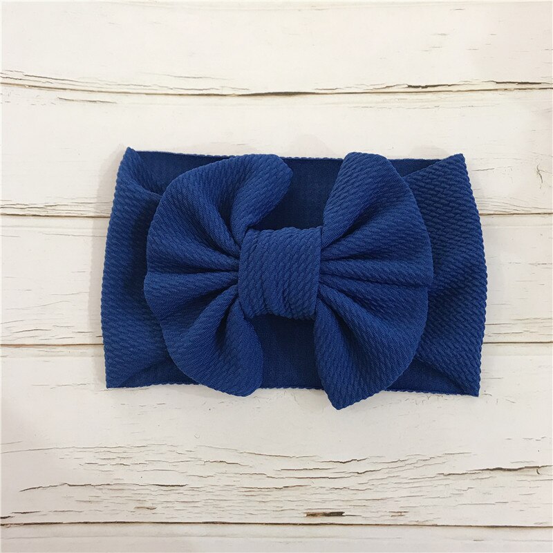 Baby Meisje Hoofdbanden Haarband Baby Hoofdband Bladerdeeg Bandeau Bebe Fille Bullet Stof Boog Knoop Headwraps Tulband Baby Haar Accessoires