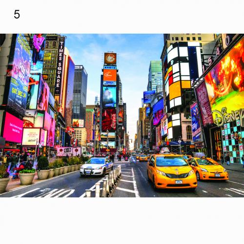 Puzzle pour enfants et adultes, 1000 pièces, cerf, chat, Animal, paon, paysage, jeu, jouet,: 5