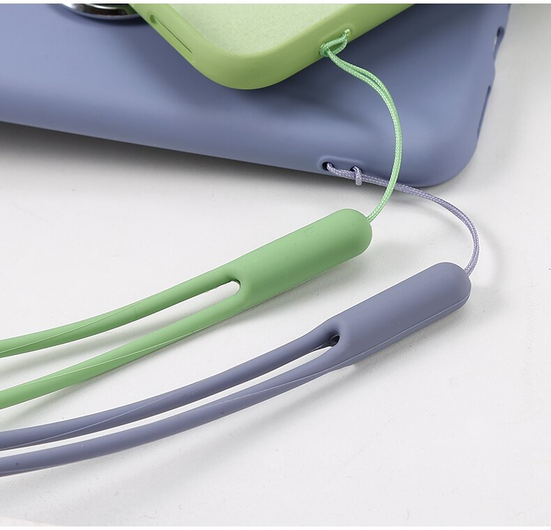 Smycz silikonowa do telefonu iPhone Xiaomi Huawai vivo telefon paski na nadgarstek brelok pasek na aparat ID karty siłownia USB wiszące liny