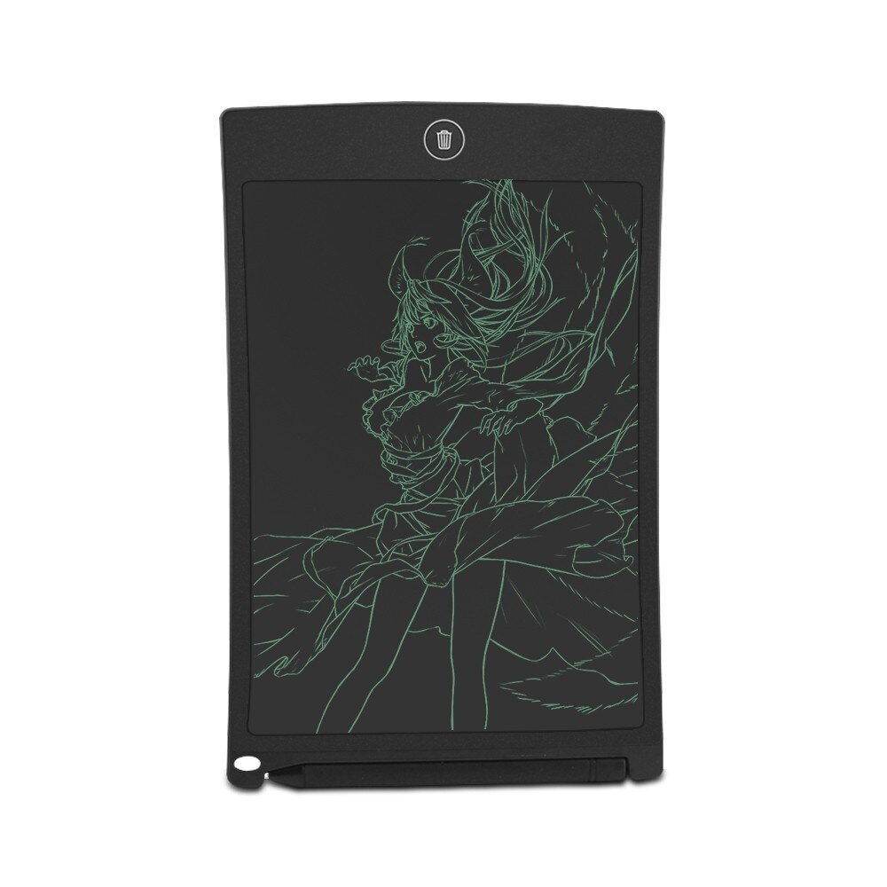 CHYI Digital Epaper LCD Writing Tablet 8.5 Inch Wireless Touchpad Electric Kids Board Plate For Drawing Magic Trackpad Memo Pad: Black