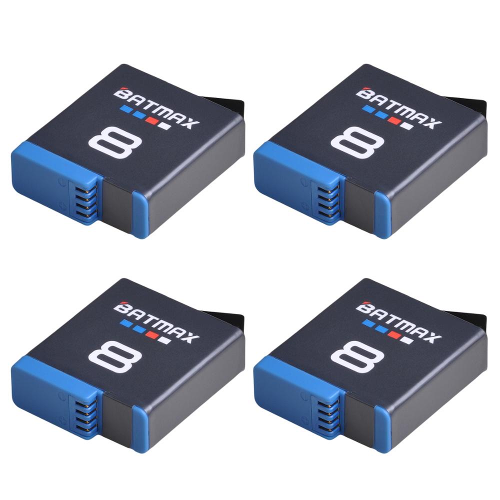 Pour GoPro Hero 8 hero 7 hero8 batterie noire GoPro 5 hero 6 batterie Akkus + LED chargeur USB pour Go Pro Hero 8