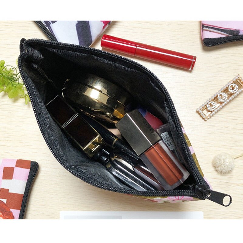 Lustige Periodensystem der Elemente Kosmetik Tasche Frauen machen-hoch Taschen Mathematik aufbringen Reißverschluss Lippenstift Tasche Tragbare Kulturbeutel Taschen