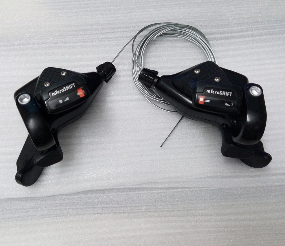 TS71-8 Conjoined DIP Trip 3X8 Speed Thumb-tap Shifters Derailleur microSHIFT MTB Bike Derailleur Compatible for Shimano