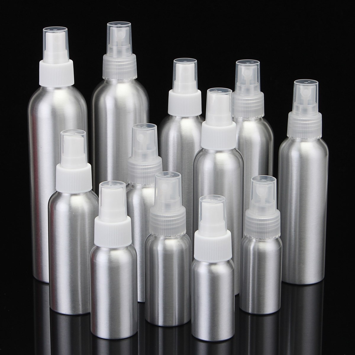 30/50/100/120/150/250Ml Aluminium Spray Verstuiver Fles Metalen Lege Flessen Fijne mist Pomp Verstuiver Cosmetische Containers Tool