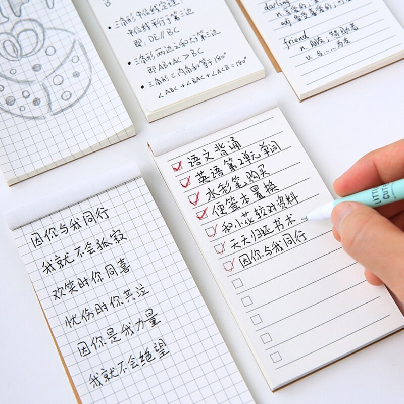 634A Pocket Daily Planner Small To-do-list Pad Mini Writing Pad Small Note Papers for Adult Daily Plans Schedules 50 Sheets