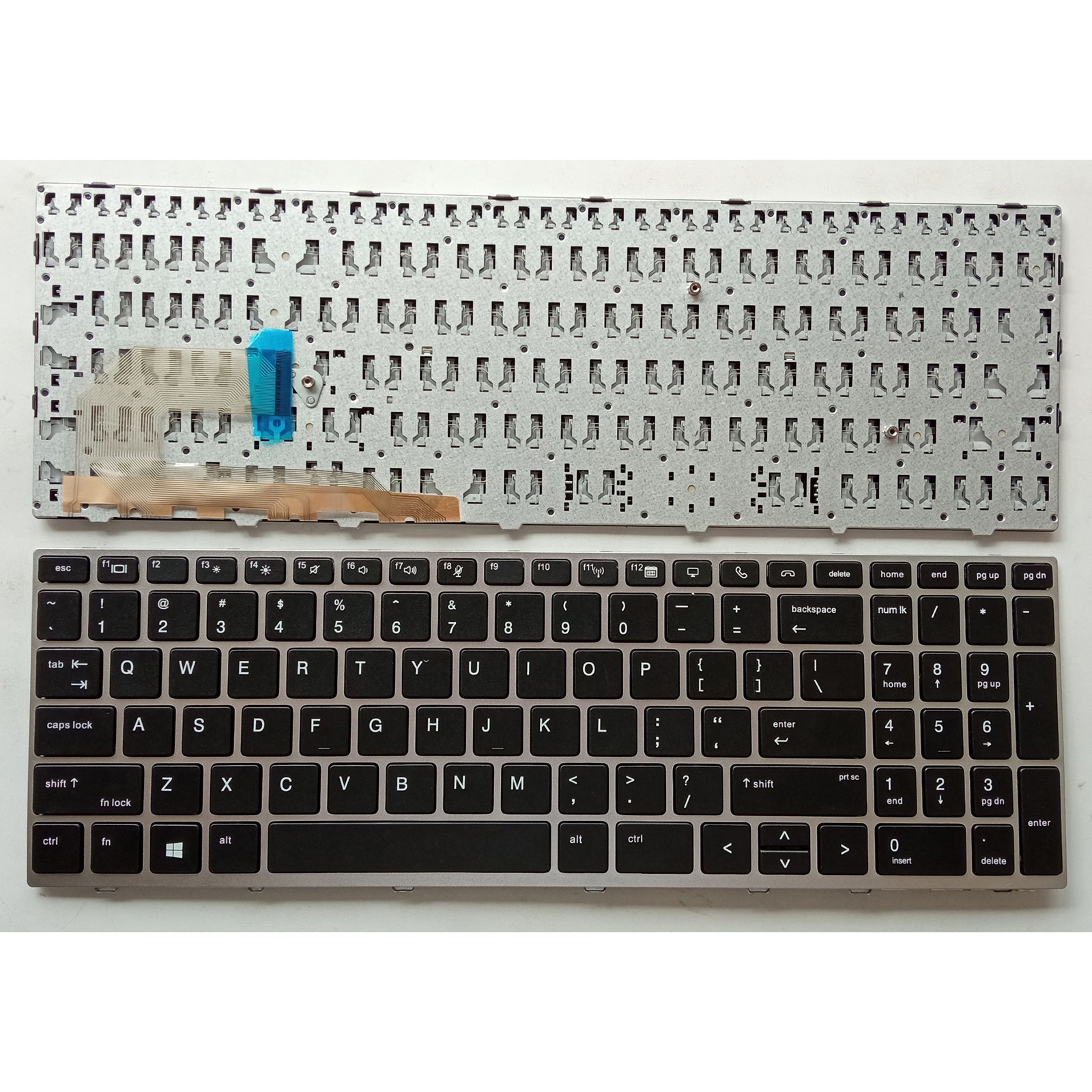 US Toetsenbord voor HP Elitebook 850 G5 850 G6 855 G5 750 G5 G6 755 G5 zbook 15u G5 G6: WHITE