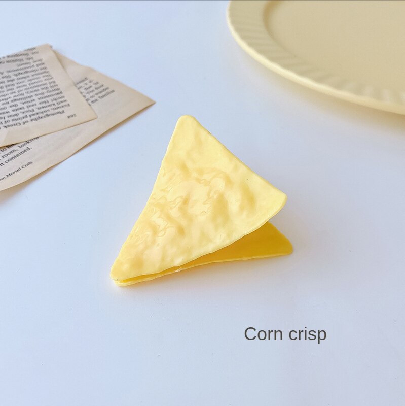 5 Pcs Plastic Snack Sealing Storage Bag Clip Sewing Positioning Clip Bill Clips Food Packaging Kitchen Essential Gadget: Corn crisp clip