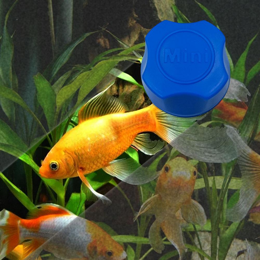 Aquarium Magnetische Borstel Glas Drijvende Algen Schraper Curve Glas Cleaner Mini Scrubber Tool Aquarium Glas Schoonmaken Magneet
