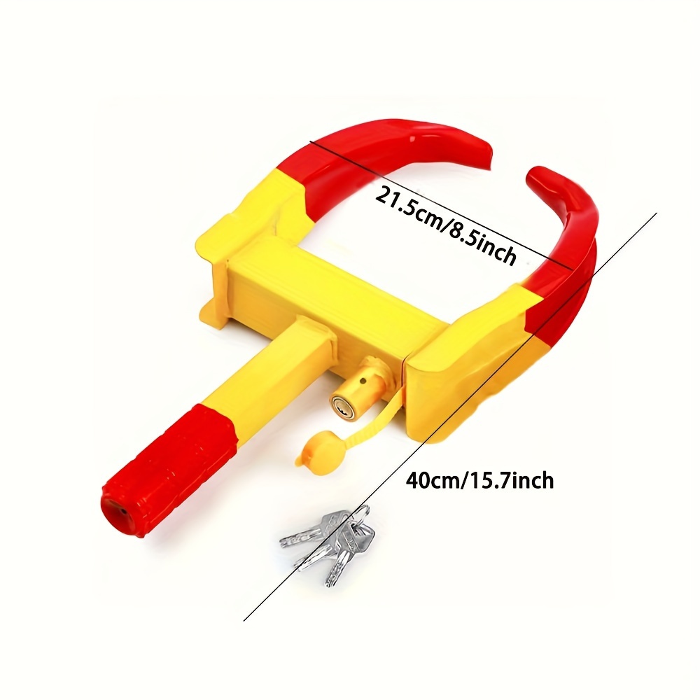 Kraftig dæklås i rustfrit stål. justerbar med ni huller. passer til biler, lastbiler, autocampere, trailere, cykler og motorcykler.: Default Title