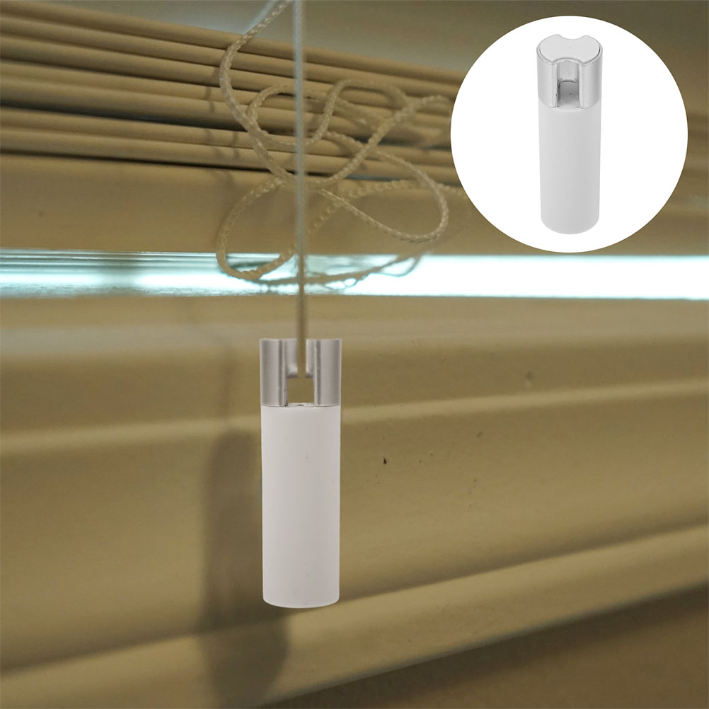 3Pc Blinds Cord Weights Pull Drops - Plastic/Iron Window Curtain Handles Accessories for Vertical Roller Blind Replacement Parts