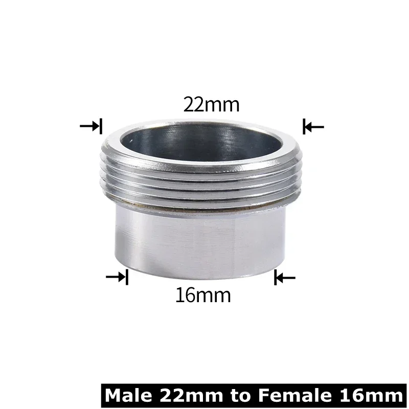Stainless Steel Faucet Connector M22 To M20 M18 M1/2" Thread Joints Water Purifier Accessory Kitchen Water Tap Adapter Fittings: Burgundy