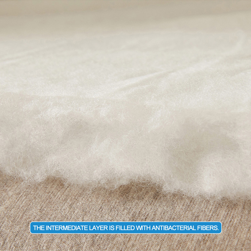 Premium Mattress Protector - Ultra Thick & Breathable Quilted Cotton Top Layer Mattress Cover- Antimicrobial & Noise-Free,White