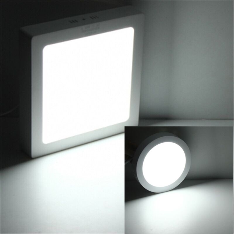 9W 15W 25W 30W Super Heldere Ronde Oppervlak Led Panel Muur Plafond Onderaan Licht Mount Lamp lamp Voor Badkamer Verlichten: Cold White 6000K / 15W Round