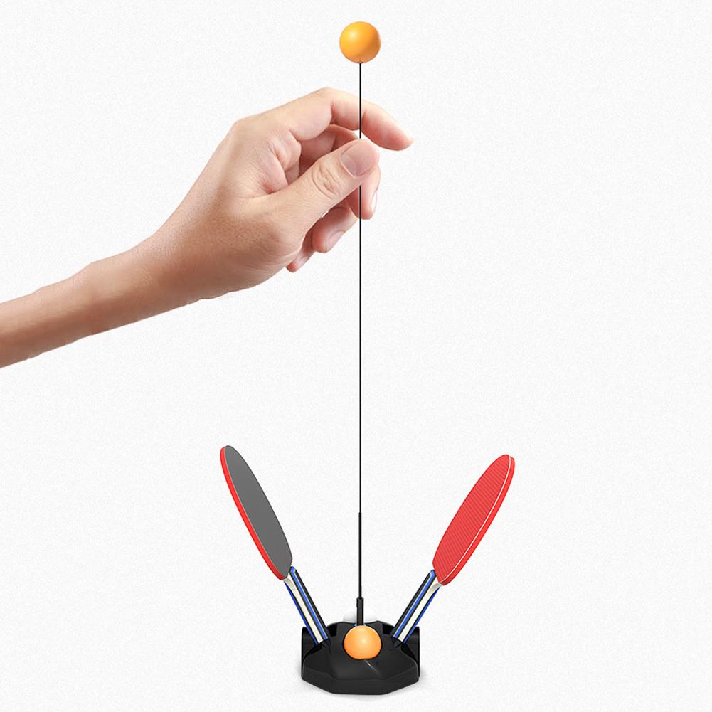 Table Tennis Trainer Pingpong Balls Table Tennis Training Robot Removable Rapid Rebound Ping Pong Ball Machine