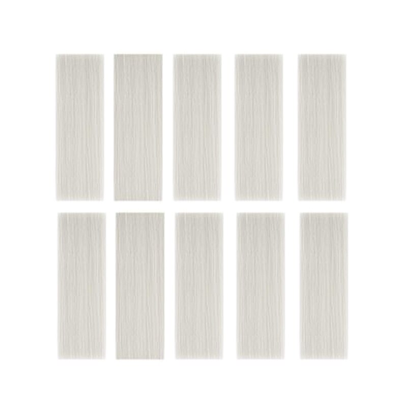 10Pcs Self Adhesive Wood Grain PVC Stickers Waterproof for Room Kitchen Bathroom Tile Decoration: White