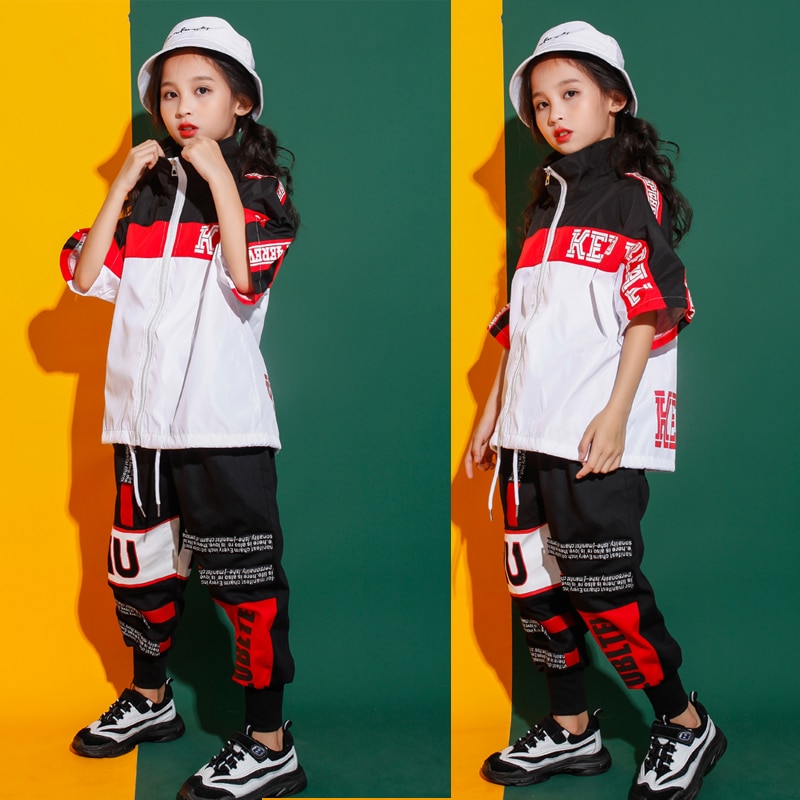 Flickor jazz modern dans kostymer kläder kostymer barn pojkar barn hip hop dans kläder kläder scen kostymer kläder outfits