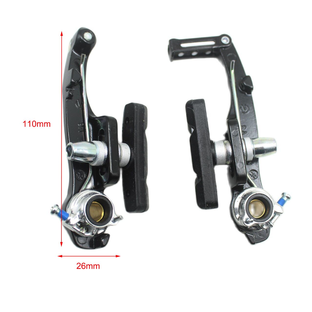 PROMAX Bike MTB Mountain Bicycle BMX Cruiser Linear Pull V Brake Caliper Set with Brake Pads Brake MTB Brakes Cantilever