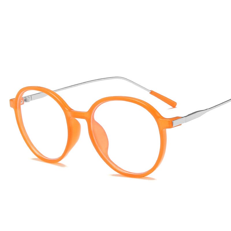 Anti-blauw licht retro brilmontuur volledig montuur heldere glazen effen bril trendy brilmontuur oogbescherming: T2